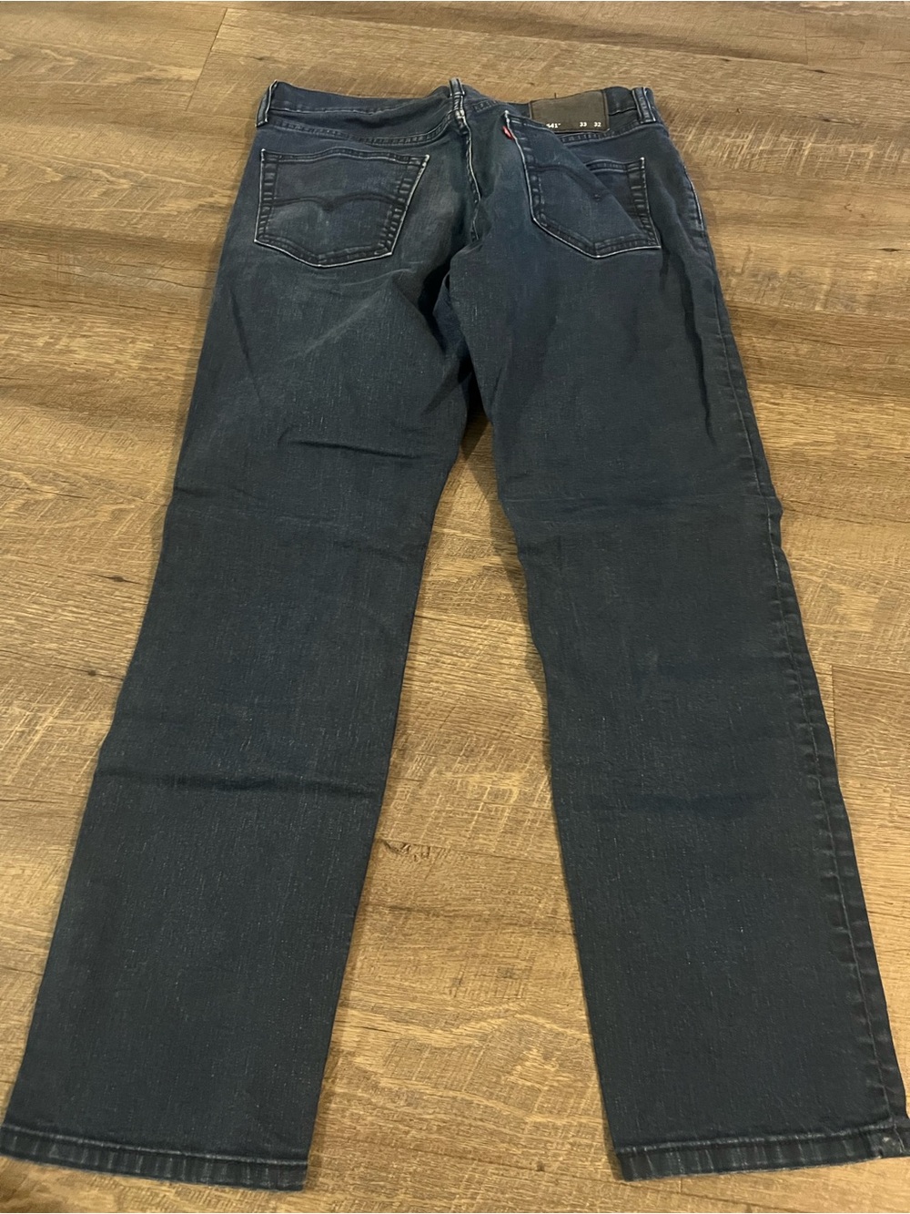 Men's Dark Blue Straight-Leg Jeans 541, 33x32